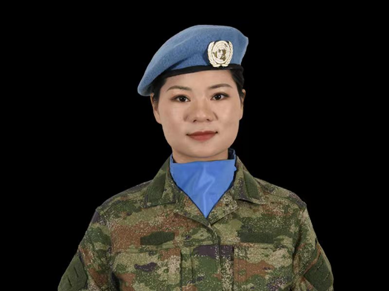 中國第二十批赴黎巴嫩維和部隊掃雷女兵